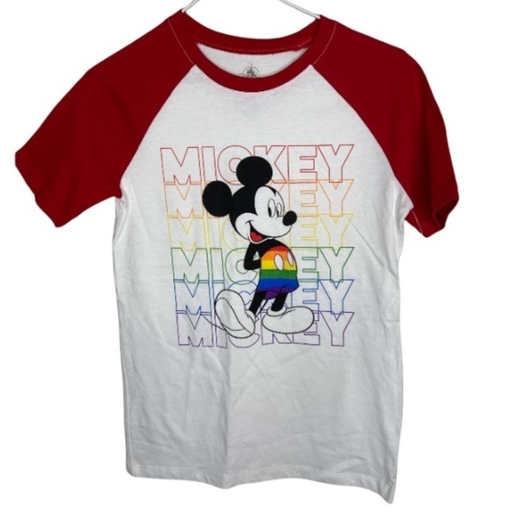 Disney MICKEY MOUSE PRIDE Collection T-shirt LARGE - Picture 1 of 5